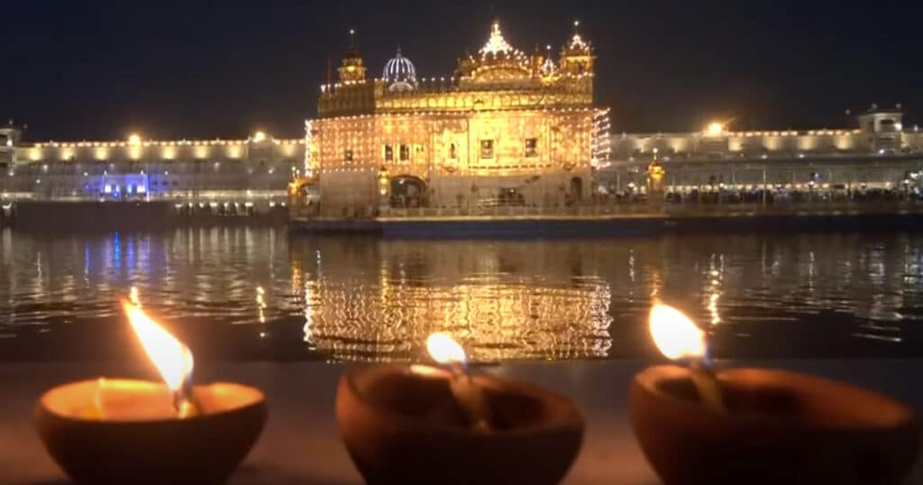 Guru Nanak Jayanti celebrations in the Golden Temple, Amritsar